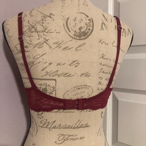 Victoria’s Secret Unlined Full Coverage 34C burgundy - Picture 2 of 4